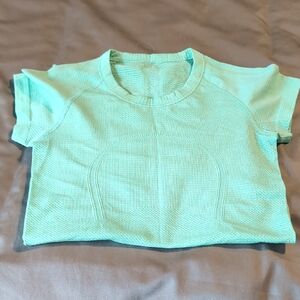 Lululemon Athletica Mint Green Short Sleeve Tee